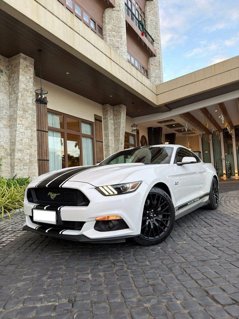 Ford Mustang GT 5.0 Auto (Category: Used Cars) located in Manila. Submitted by quality_cars (Listing ID 1411854123, Image 3). Description: FOR SALE‼️ Fresh Unit‼️ Available thru Cash or Financing✔️ 2017 Ford Mustang GT 5.0 Automatic Transmission V8 Coyote gasoline engine 24,xxx mileage (orig mileage unli scan✔️) Oxford White Original Paint 💯 Keyless entry Push Start/Stop engine Cruise Control Steering Control (normal,comfort,sport) Normal,Sport,