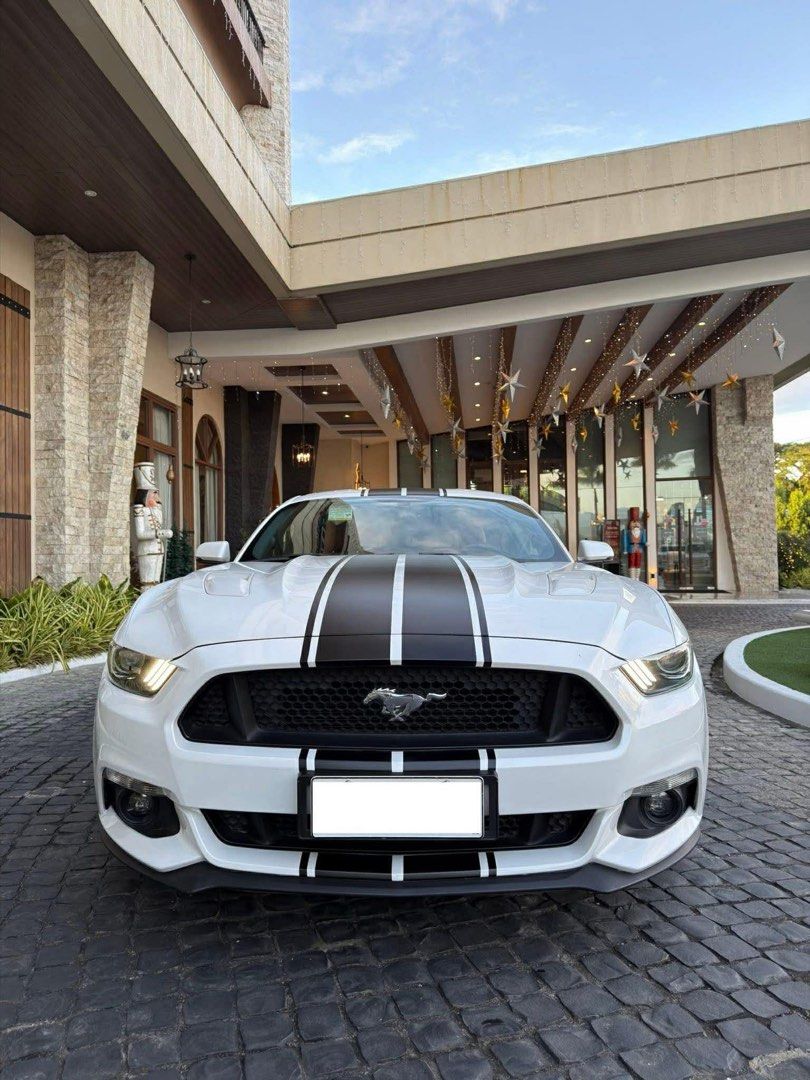 Ford Mustang GT 5.0 Auto (Category: Used Cars) located in Manila. Submitted by quality_cars (Listing ID 1411854123, Image 1). Description: FOR SALE‼️ Fresh Unit‼️ Available thru Cash or Financing✔️ 2017 Ford Mustang GT 5.0 Automatic Transmission V8 Coyote gasoline engine 24,xxx mileage (orig mileage unli scan✔️) Oxford White Original Paint 💯 Keyless entry Push Start/Stop engine Cruise Control Steering Control (normal,comfort,sport) Normal,Sport,