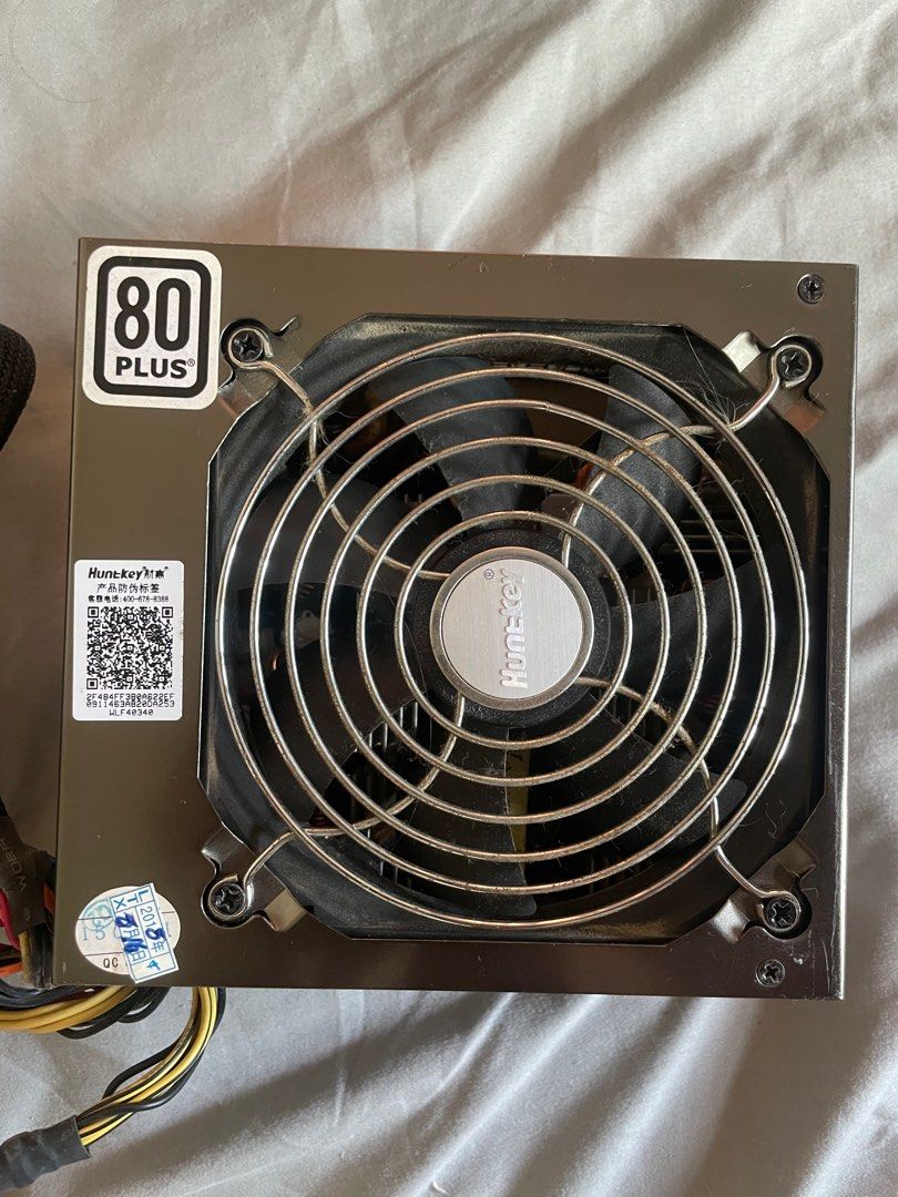 Huntkey Jumper 500 Power Supply (Category: Computer Parts) located in Davao. Submitted by yondeds (Listing ID 1411867679, Image 2). Description: 80 Plus Standard 500 Watts Comes with the existing cables Dm for inquiries / extra info Used but not abused, no flaws except a little clean needed..