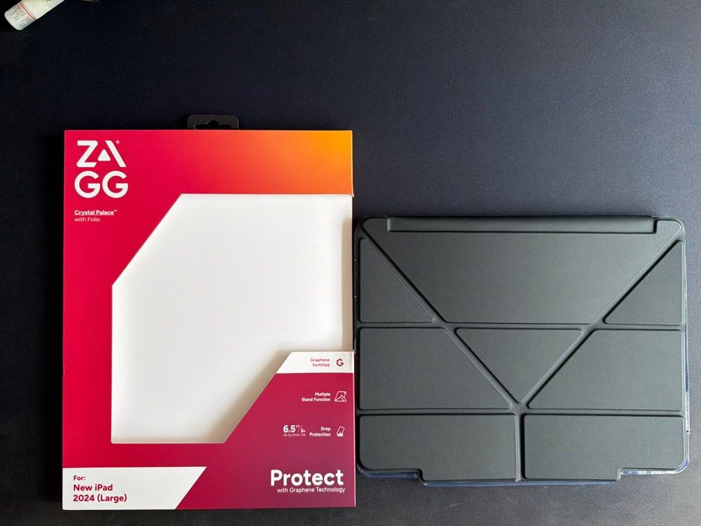 iPad 13” protector (Category: Other Accessories) located in Singapore. Submitted by sngshaun (Listing ID 1411805087, Image 1). Description: ZAGG Crystal Palace with folio .