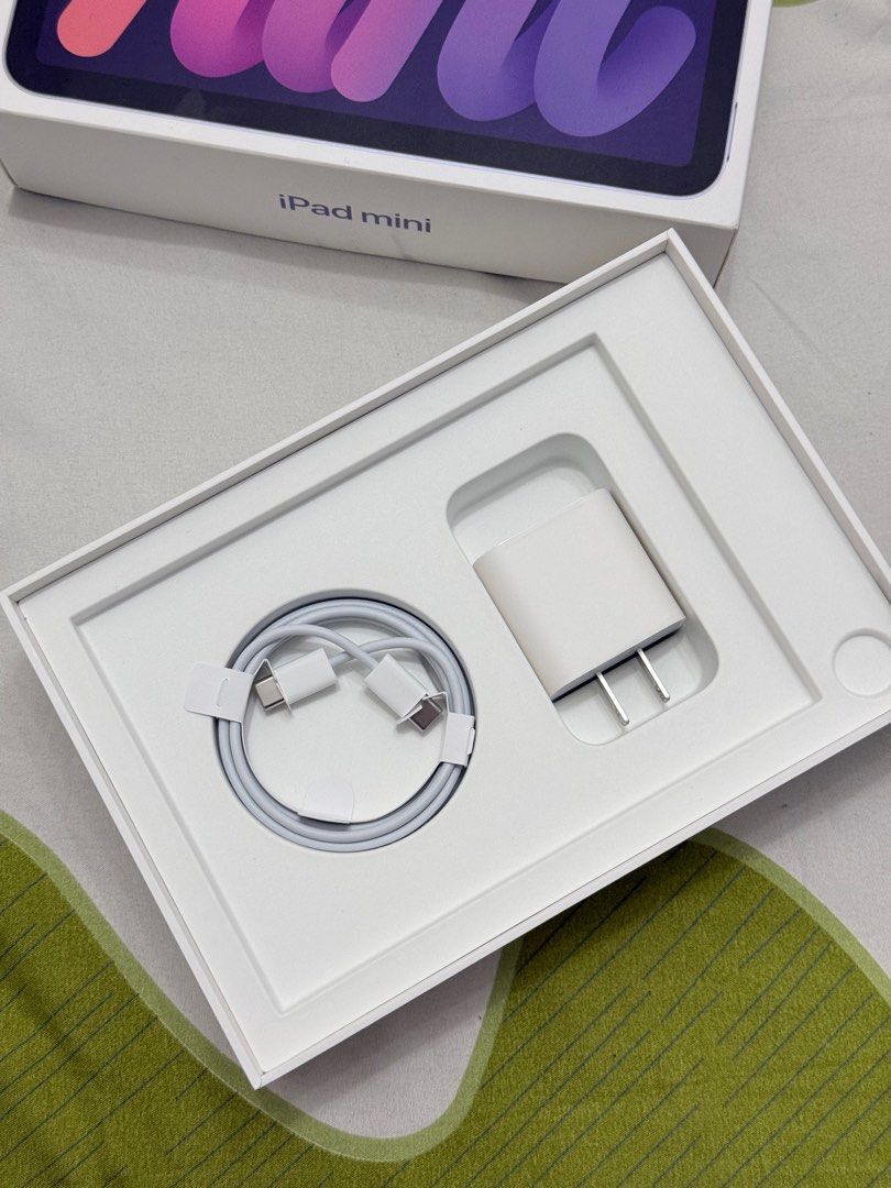 Ipad Mini 6 - Purple (Category: iPad) located in Tanauan. Submitted by kdcstro (Listing ID 1411876271, Image 2). Description: - iPad Mini 6 for sale - Includes original box and unused charging cable and usb-c adapter - used for netflix and casual browsing only - smooth, no dents or scratches - pwede sa maarte - lady owned - Compact and portable design - Stylish color: Purple.