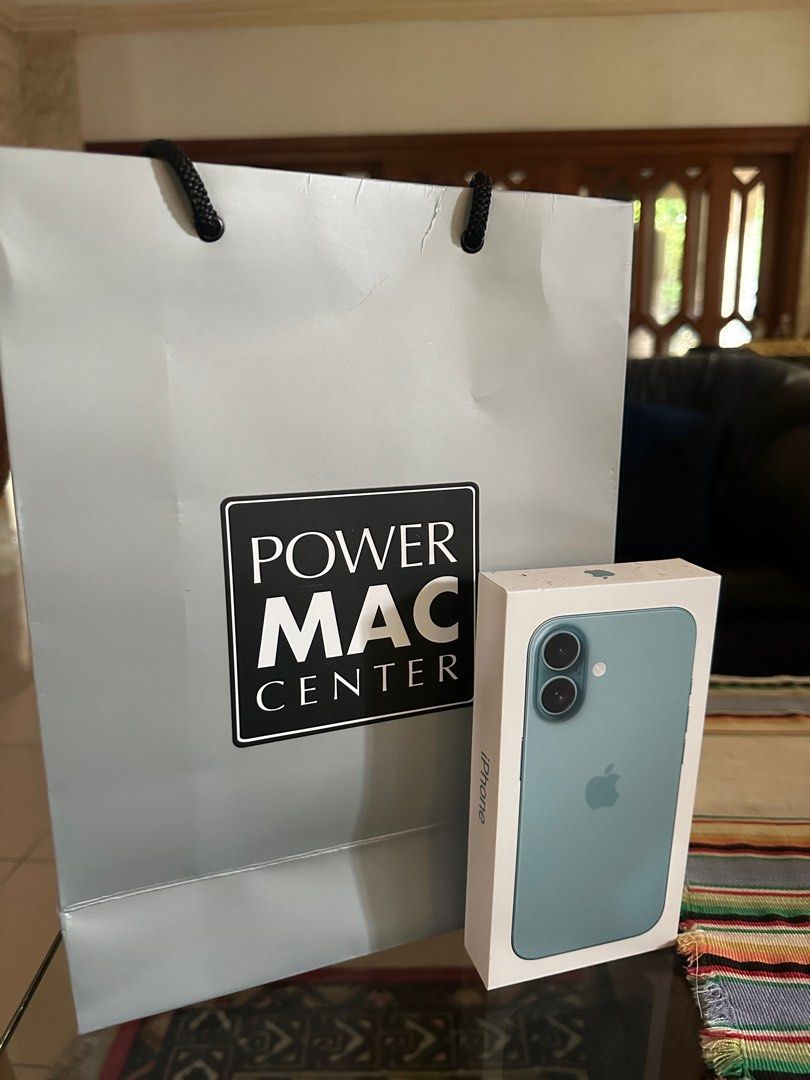 iPhone 16 Teal BNew SEALED Blue 128 (Category: iPhone 16 Series) located in Muntinlupa City. Submitted by right.left42 (Listing ID 1411834763, Image 1). Description: For Sale IPhone 16 128 GB Never Used or Opened Acquired from Power Mac Festival No lock/Unlock Already using ProMax don’t need this one Alabang Loc.