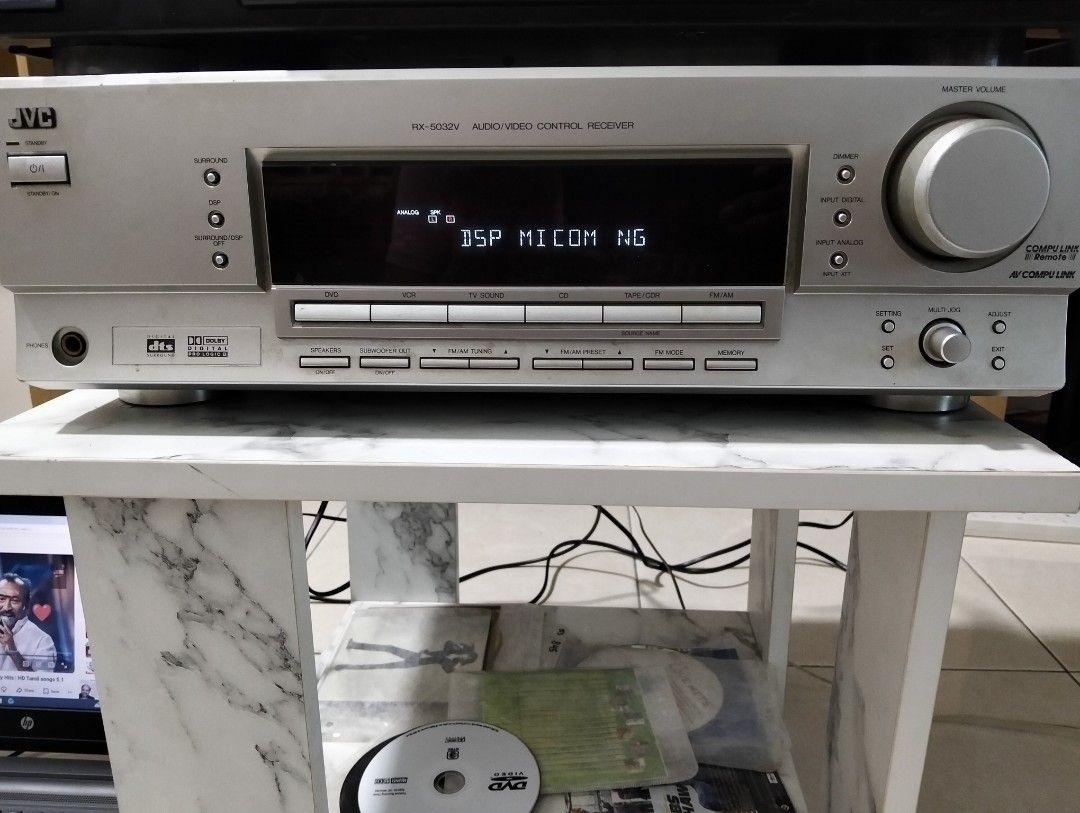 JVC RX-5032V Audio/Video Receiver (AVR 5.1 channel) Amplifier, Audio ...