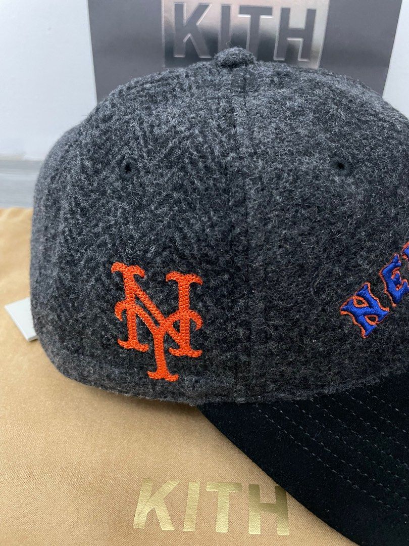 KITH x 47 brand new york mets (Category: Caps & Hats) located in Bacoor. Submitted by not.a.scammer (Listing ID 1411954593, Image 2). Description: Kith & '47 for the New York Mets Patchwork Wool Franchise LS Cap BRAND NEW. FITTED Size 7 1/8 Complte with tag, dust bag, paper bag and receipt. Wool blend Quilted sweatband New York Mets logo on the side panel '47 logo satin stitch embroidery on the left Kith direct embroidery on the back Franchise LS