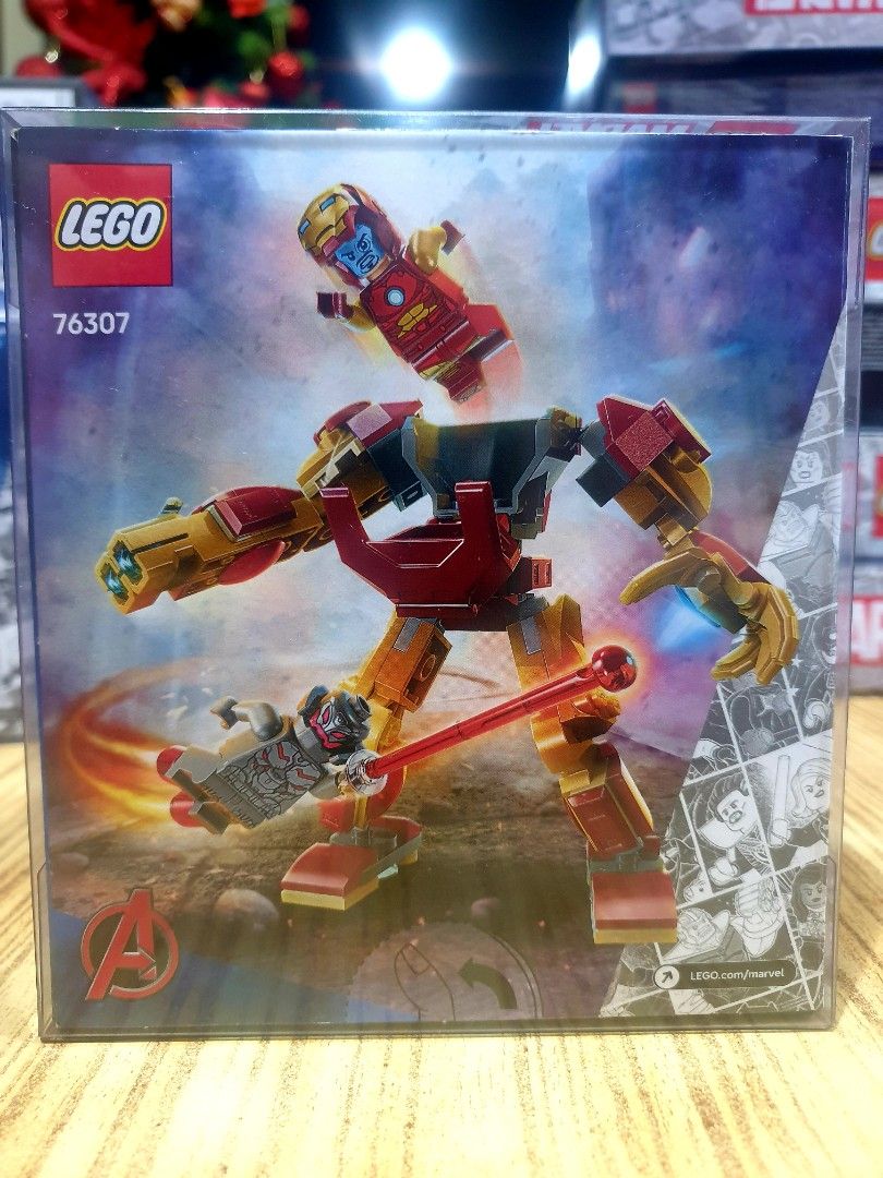 LEGO Marvel Iron Man Mech vs. Ultron 76307 (Category: Lego & Building Sets) located in Bacolod City. Submitted by proudlypresents (Listing ID 1411929403, Image 2). Description: LEGO 76307 BRAND NEW and SEALED with free Protector Case design for the specific set. Nationwide Shipping via buyer's preference. Fee is not included. Mode of payment: Bank (BPI) or Gcash. Item is in Bacolod City, but I can provide ANY validation the buyer requires for buy