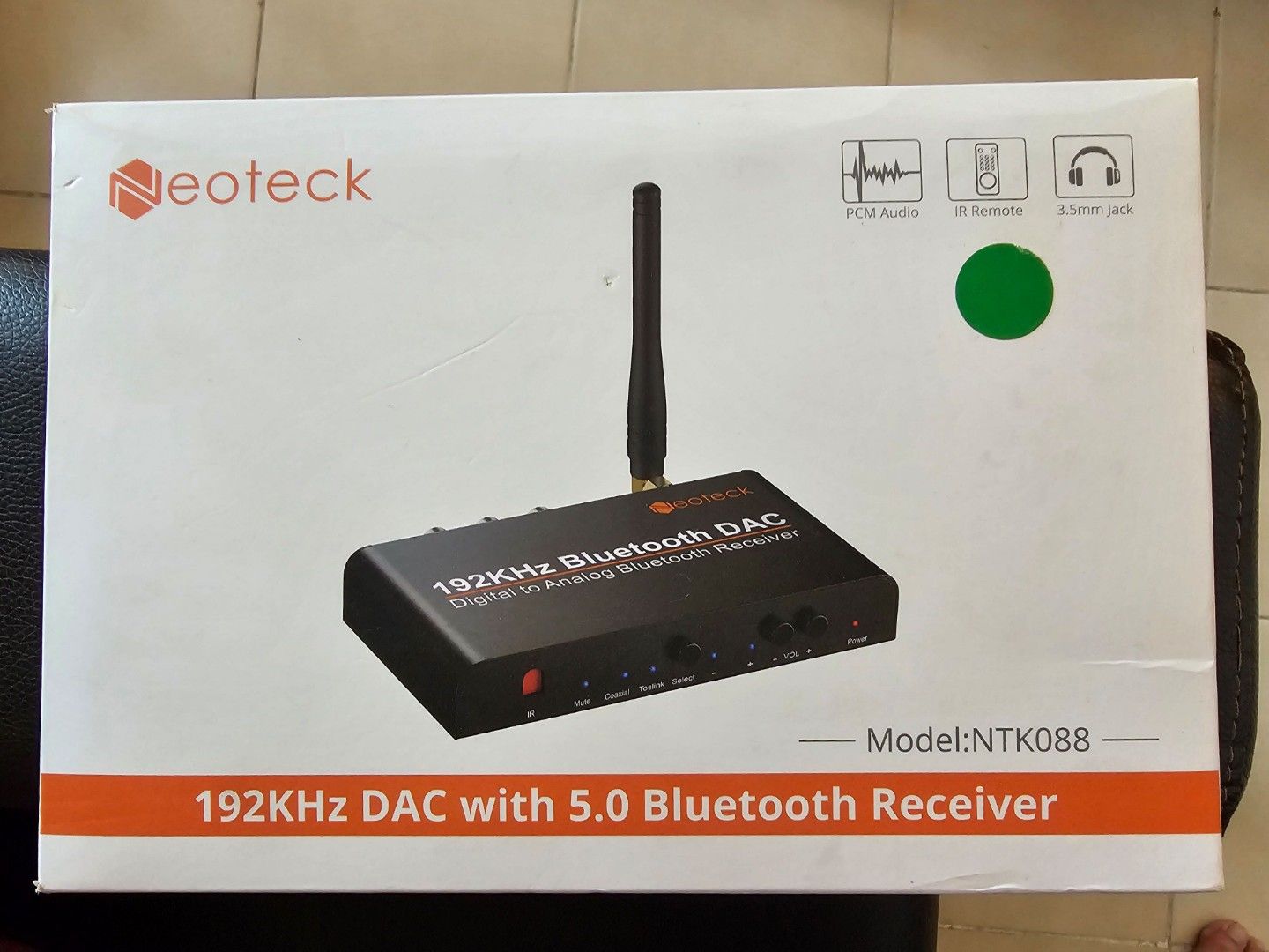 Neoteck 192KHz DAC with 5.0 Bluetooth Receiver
