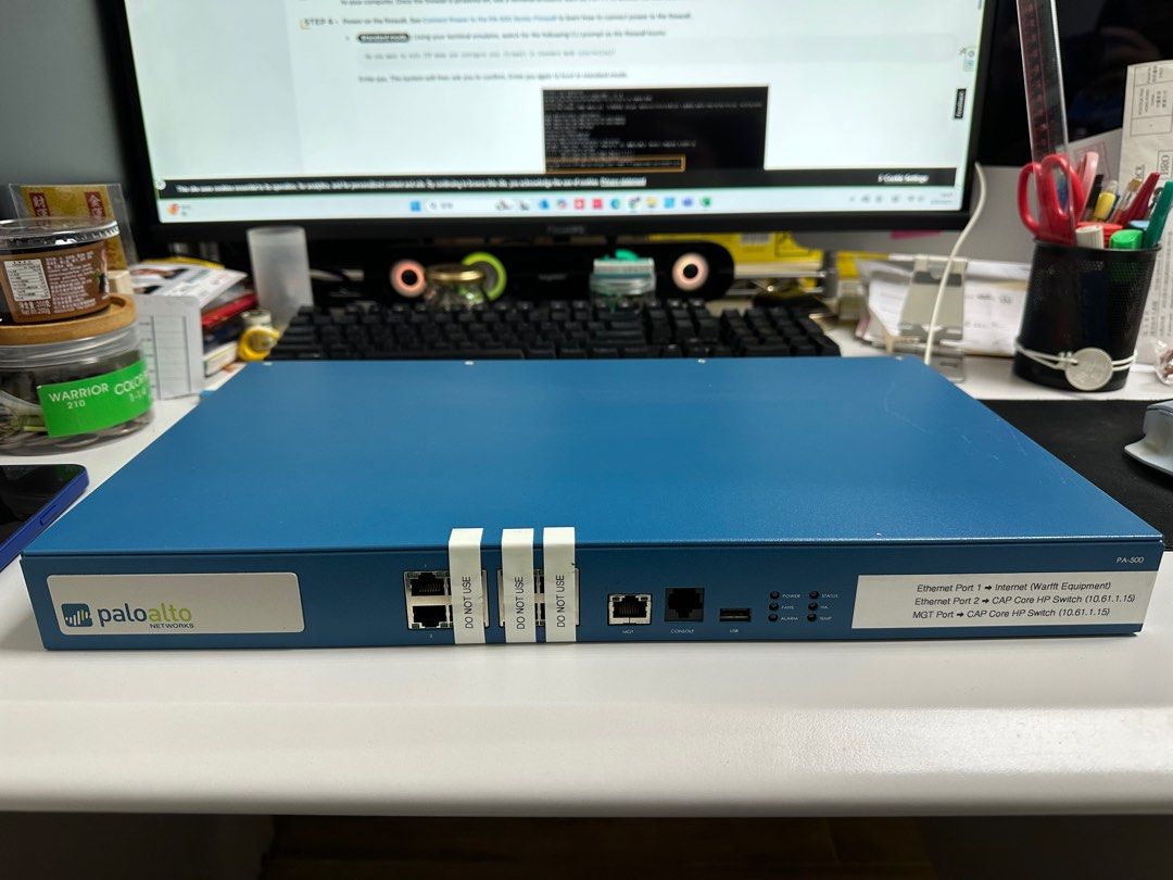 Palo Alto Networks PA-500 防火牆, 電腦＆科技, 商務用科技產品- Carousell