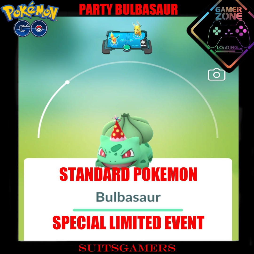 Pokemon GO - Party Bulbasaur [STANDARD POKEMON/SPECIAL LIMITED EVENT ...