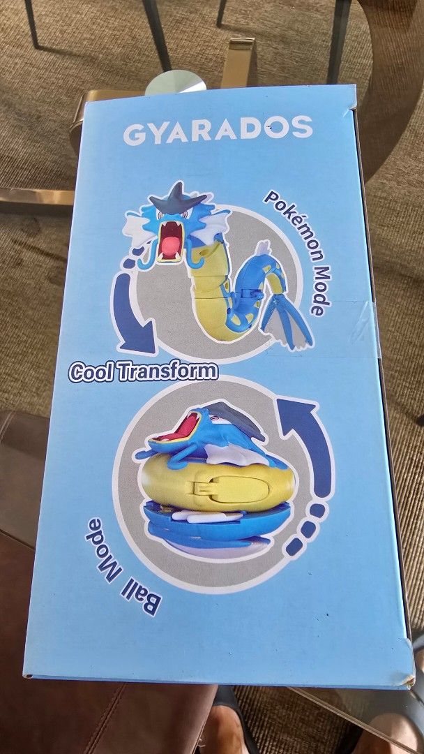 Pokemon Gyarados Cool Transform Action Figure (Category: Figurines & Statues) located in Pasig City. Submitted by acerrace (Listing ID 1411793962, Image 3). Description: hi! selling this pokemon toy in sealed condition. This retails for around 900 RFS: my son got 2 of these. - Pokemon Gyarados Cool Transform figure - Transforms between Gyarados and ball modes - Features original, sealed packaging - Packaging illustrates transformation process - C