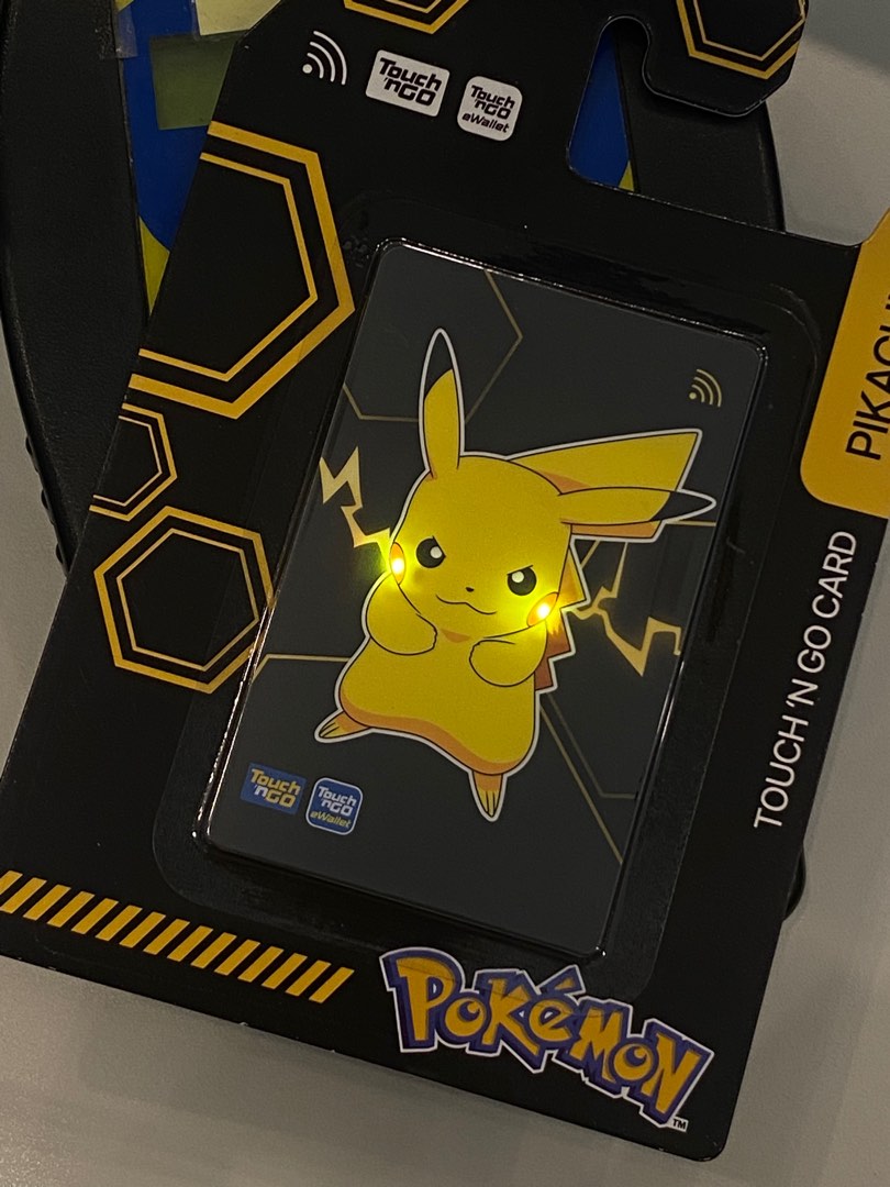 Pokemon Pikachu Led Touch 'n Go Card, Auto Accessories on Carousell