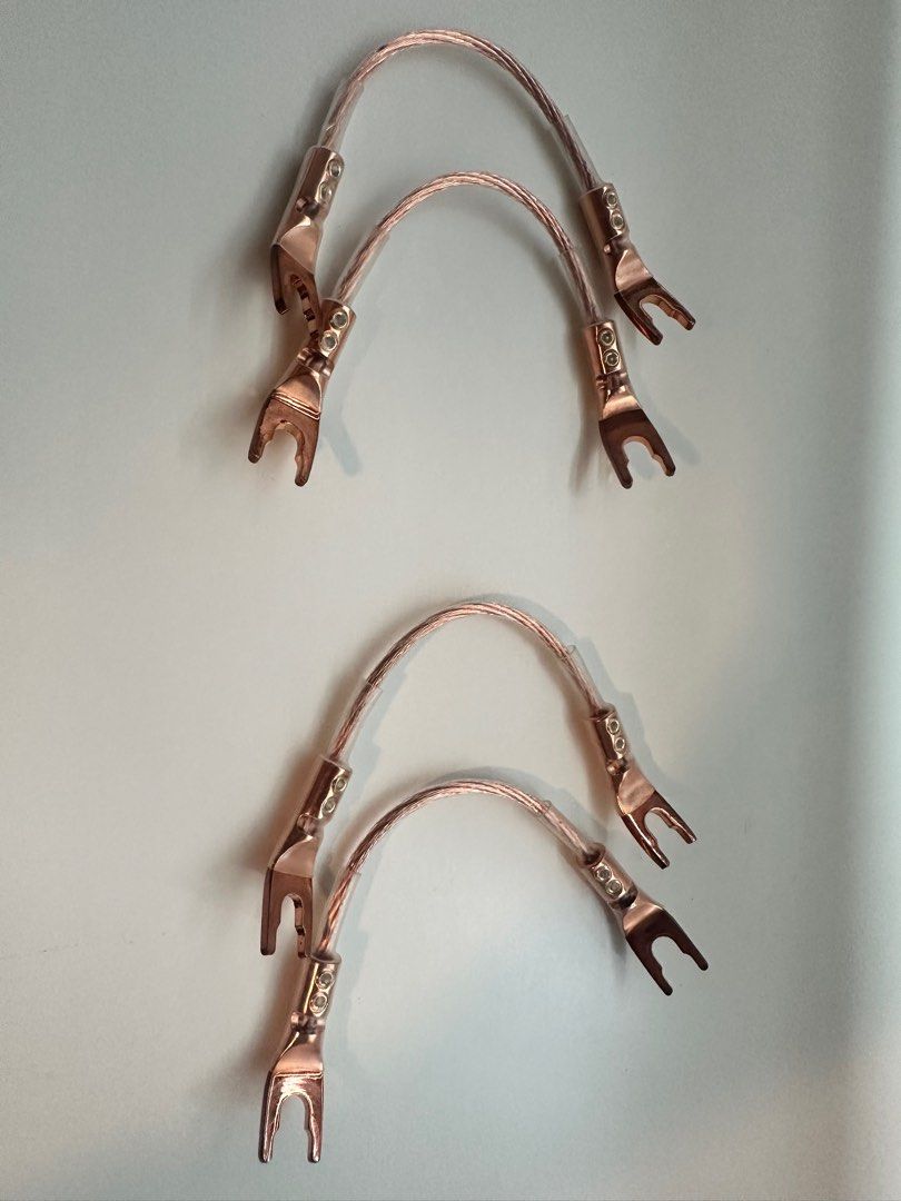 Pure Copper Speaker Jumper Cables