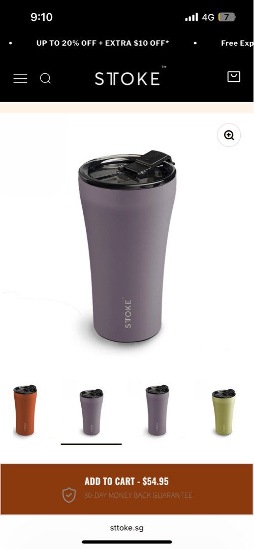 Stokke 12oz Shatterproof Ceramic Cup (Category: Water Bottles & Tumblers) located in Singapore. Submitted by lloola (Listing ID 1411906306, Image 2). Description: BNIB. In willow grey colour. (Earth Series) 12oz or 350ml. Pick up from Upper Changi. .