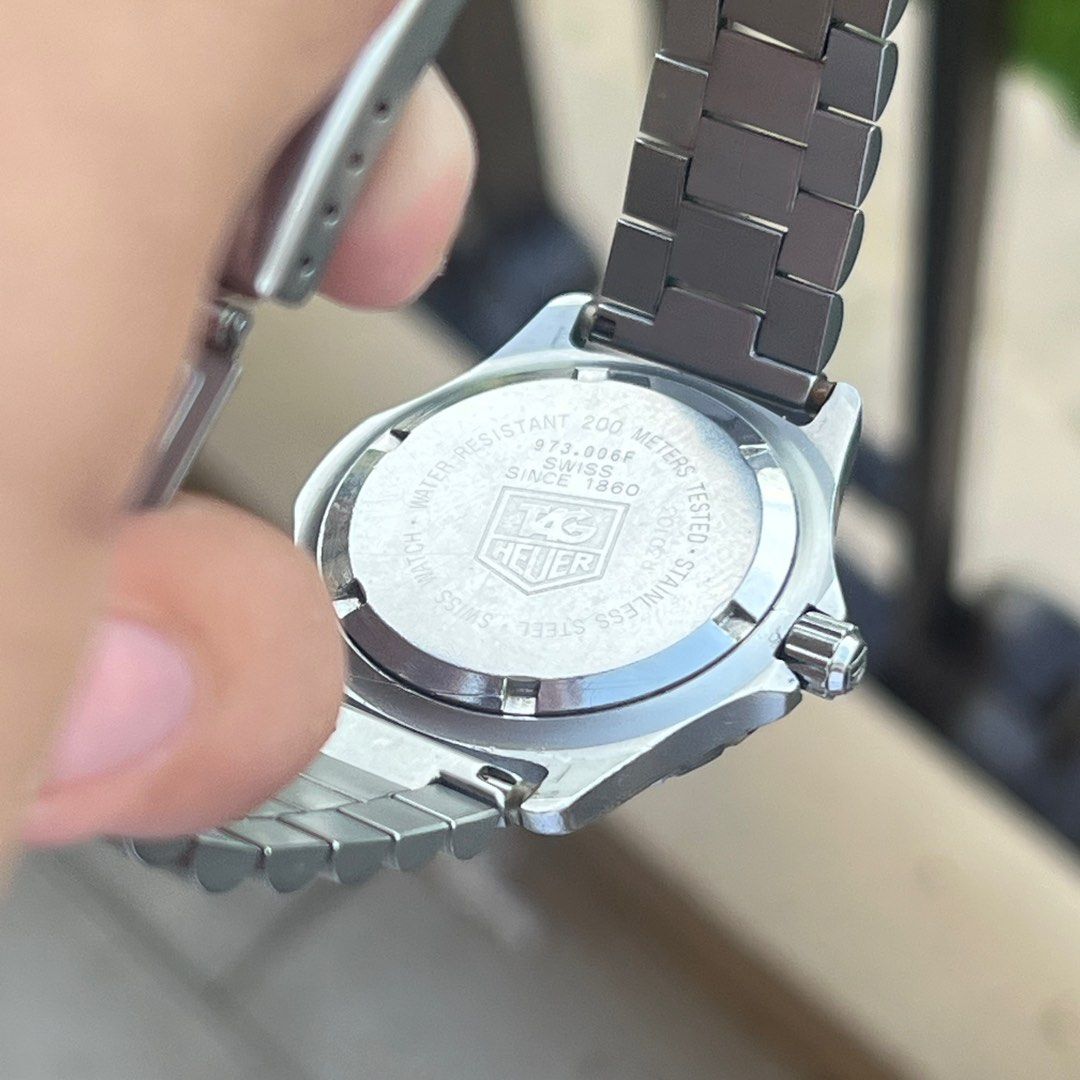 Tag heuer 2000 mid size (Category: Luxury Watches) located in Manila. Submitted by marcpimentel2323 (Listing ID 1411955739, Image 2). Description: Tag heuer 2000 973.006 Used Marilao location open for meetups around manila and bulacan dm.