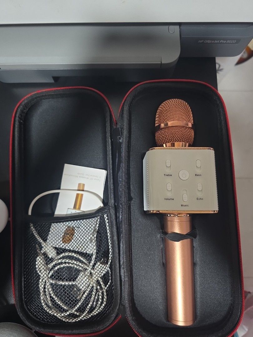 Wireless Karaoke Microphone with Case