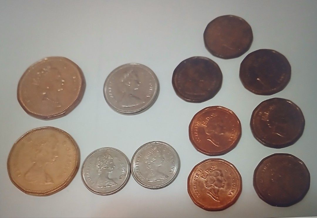 29/12個) [加拿大] 女皇硬幣(收藏品), 興趣及遊戲, 收藏品及紀念品, 錢幣- Carousell