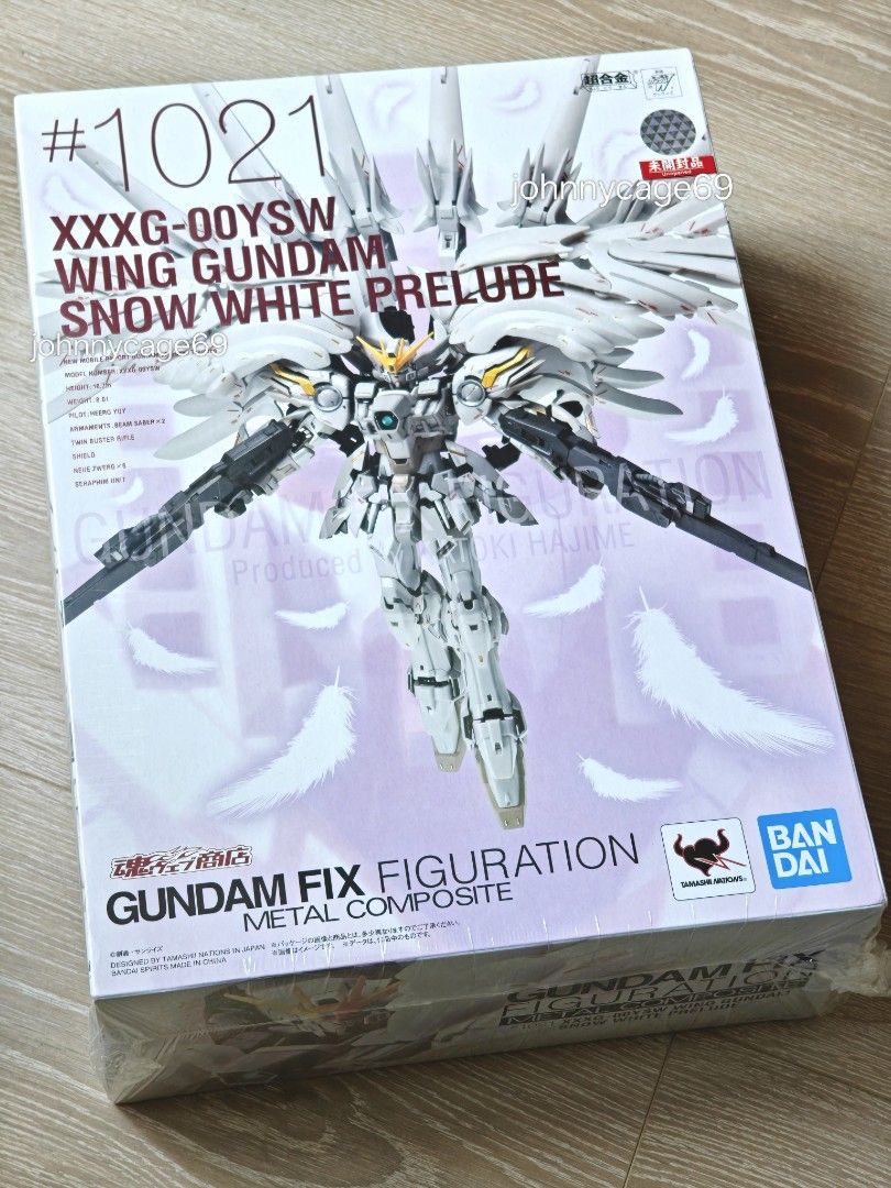 全新* 初版超合金Wing Gundam Snow White Prelude | #1021 Gundam Fix
