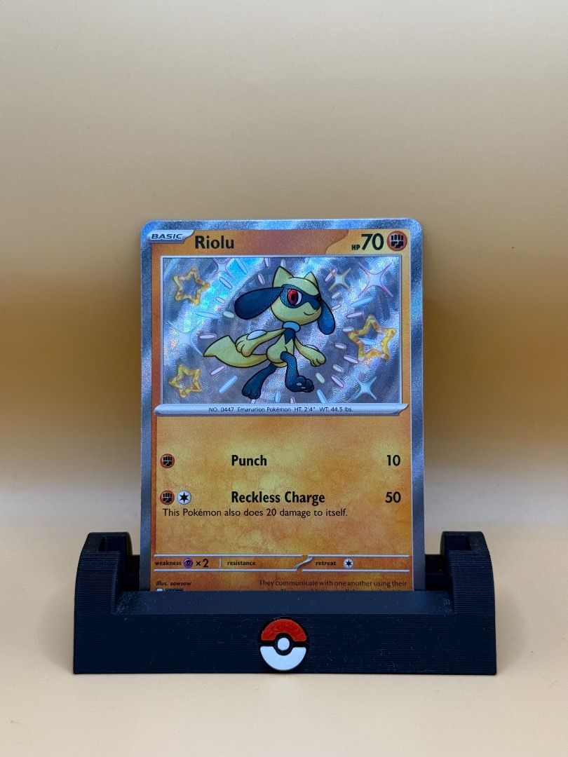 Shiny Rare | Riolu 173/091 | Paldean Fates (PAF) | English | JR/PAF ...