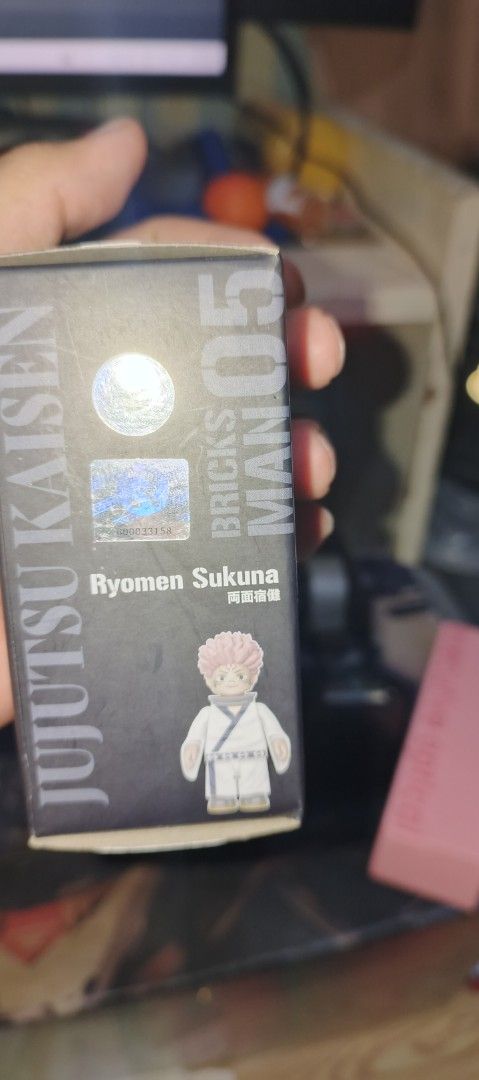 Ani-Tom Bricks Man 05 Ryomen Sukuna (Category: Figurines & Statues) located in Cavite. Submitted by zelcastillo (Listing ID 1412018232, Image 3). Description: - Bricks Man Ryomen Sukuna action figure - From the Jujutsu Kaisen series - Ani-Tom series, model 05 - Brand new, in original packaging - Box features figure images and Jujutsu Kaisen logo - Recommended for ages 6 and up.