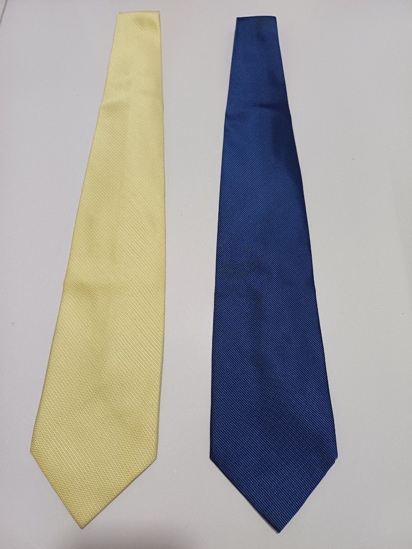 Assorted Patterned Neck Ties (Category: Ties) located in Singapore. Submitted by jazzyshop (Listing ID 1412094841, Image 1). Description: DEFINITELY AUTHENTIC!! Designer Silk & polyester neck ties, sold individually. Can also buy in package, as stated below:- 1 piece only - $12 2 pcs in package- $22 3 pcs in package- $30 - All Neckties are lightly used, kept in immaculate condition - Wide range of colors and patterns: solids, geometric designs, a