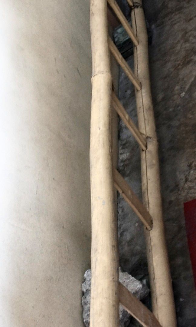 Bamboo Ladder ( 4-6meters long) Used (Category: Other Home Furniture) located in Marikina City. Submitted by morningsunrays (Listing ID 1411959933, Image 2). Description: - Bamboo ladder 8-9 meters in good condition - Made of bamboo poles - Suitable for reaching high places - Natural color.