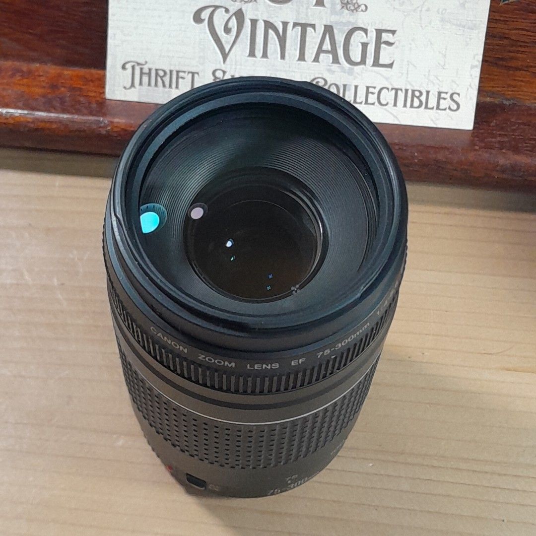 Canon EF 75-300 II (Category: Cameras) located in Las Pinas. Submitted by 84vintage (Listing ID 1412107010, Image 3). Description: Tested working condition. Very nice glass with no haze. Couple of dots of what looks like dust or fungus barely noticeable. Excellent images Tested on Eos Digital. if it weren't for those tiny dots, easily a php 8500 lens. Great for travel, wedding or nature if you don't have the budget for a brand new item. Cosmetics