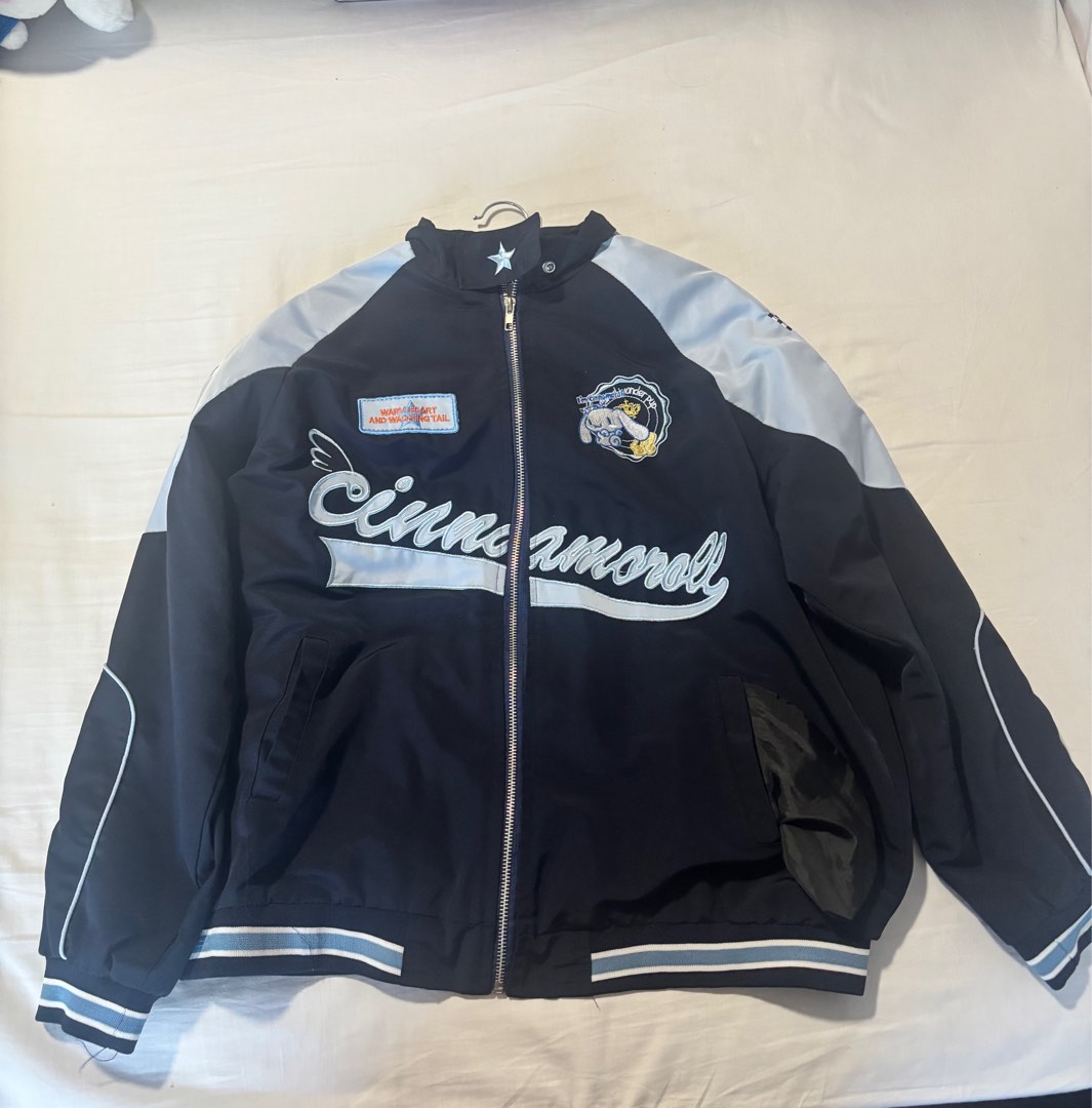 Cinnamoroll Racing Cinnamoroll Racing Jacket - Blue, Women's Fashion, Coats, Jackets and ...