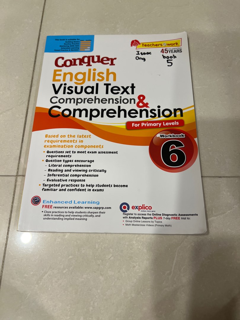 Conquer English Workbook 6, Hobbies & Toys, Books & Magazines ...