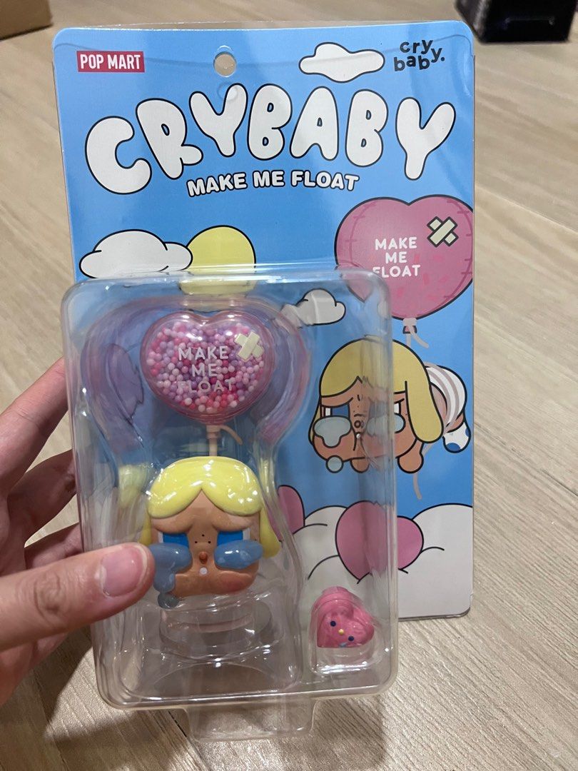 Crybaby make me float (Category: Designer & Blind Box Toys) located in Rizal. Submitted by decluttering.mess (Listing ID 1412045224, Image 1). Description: • Popmart • Crybaby make me float • unsealed but like new, only displayed for a few days then binalik rin sa box #popmart #toycollector #collectibles #crybaby #toycollection.