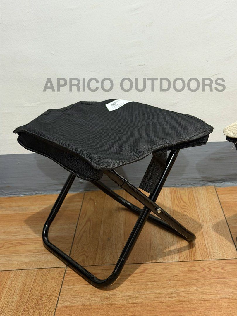 Foldable Camping Stool with Zipper (Category: Hiking & Camping) located in Makati City. Submitted by apricooutdoors (Listing ID 1412070835, Image 3). Description: .
