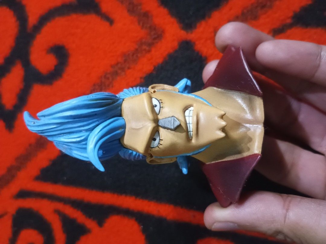Franky Classic OnePiece head bust figurine (Category: Figurines & Statues) located in Quezon City. Submitted by markgolveo (Listing ID 1412114824, Image 3). Description: Franky Classic OnePiece head bust figurine missing glasses.