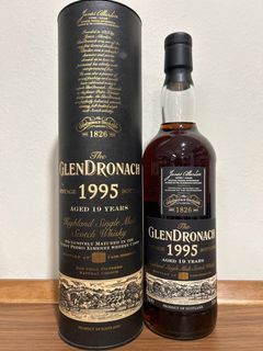 Glendronach 1995 Vintage 19 Year Old, Sherry Cask, 2014 whisky bottle
