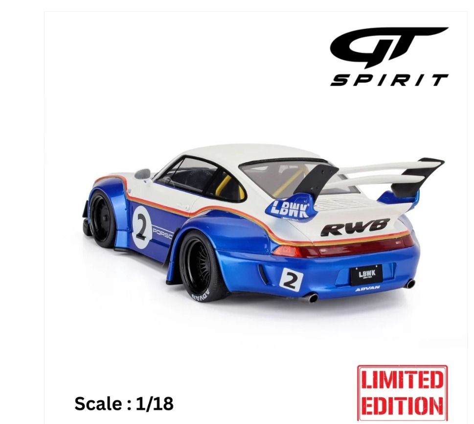 GT SPIRIT 1:18 RWB 911 993 PORSCHE RWB LIBERTY WALK N 2 RACING 2004, 興趣 ...