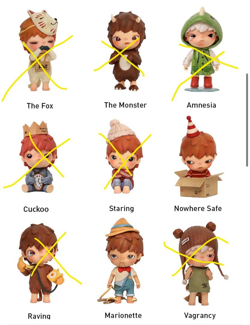 Hirono The Other One series (Category: Designer & Blind Box Toys) located in Rizal. Submitted by decluttering.mess (Listing ID 1412064316, Image 2). Description: • Popmart • hirono • sealed foil • can choose character @ BELOW SRP ‼️ ₱480/box • available characters - marionette 2x - nowhere safe 1x #popmart #hirono #collectibles #toycollector.