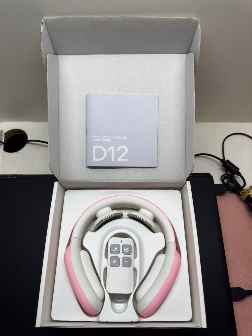 Intelligent Neck Massager (Category: Massage Devices) located in Quezon City. Submitted by lezgo_cacn (Listing ID 1412103077, Image 1). Description: - Intelligent Neck Massager (D12 model) - Stylish pink design - Includes original box - Won from Raffle.