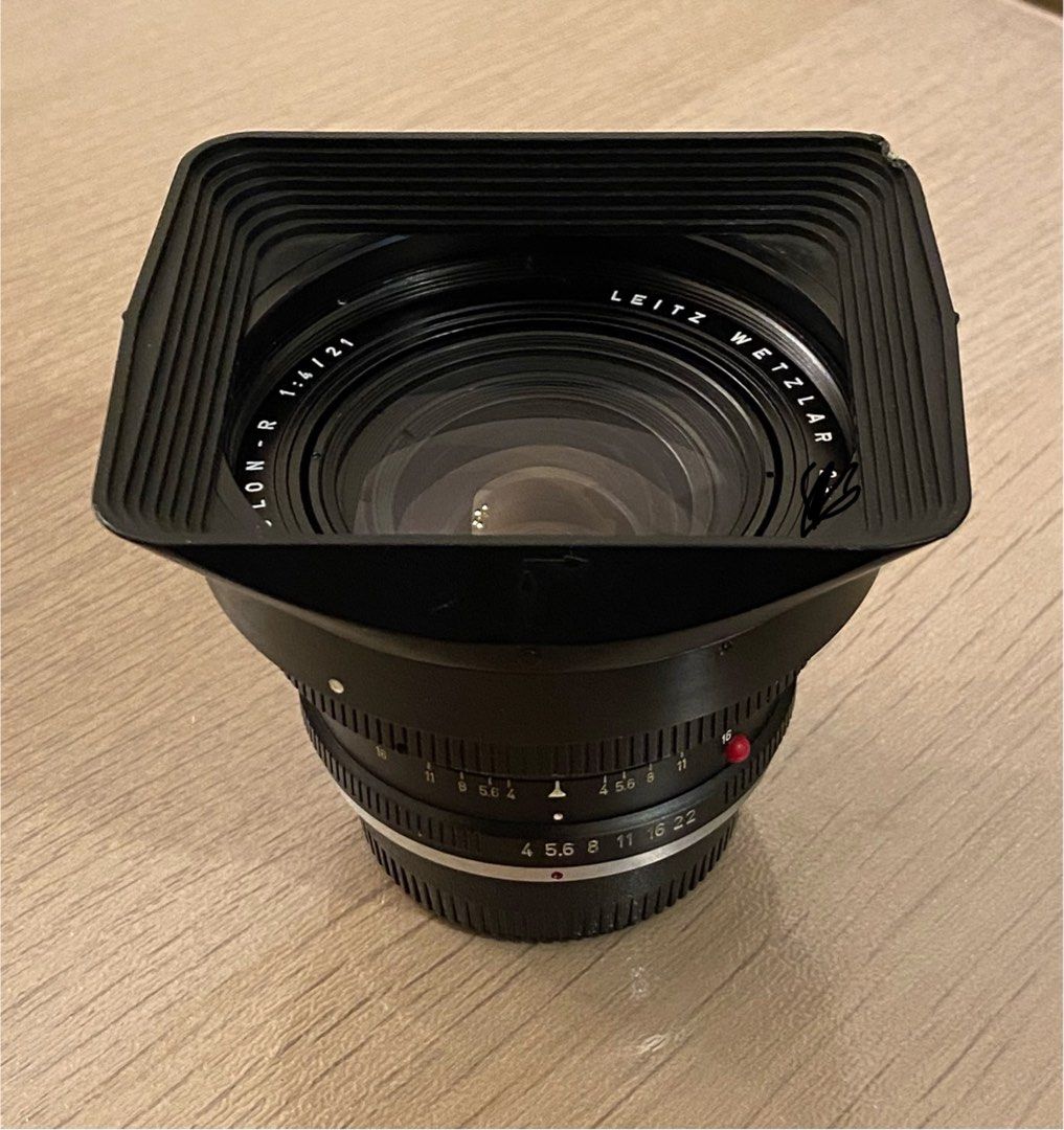Leica Leitz Wetzlar Super-Angulon-R 1:4/21 21mm F4 鏡頭, 攝影器材