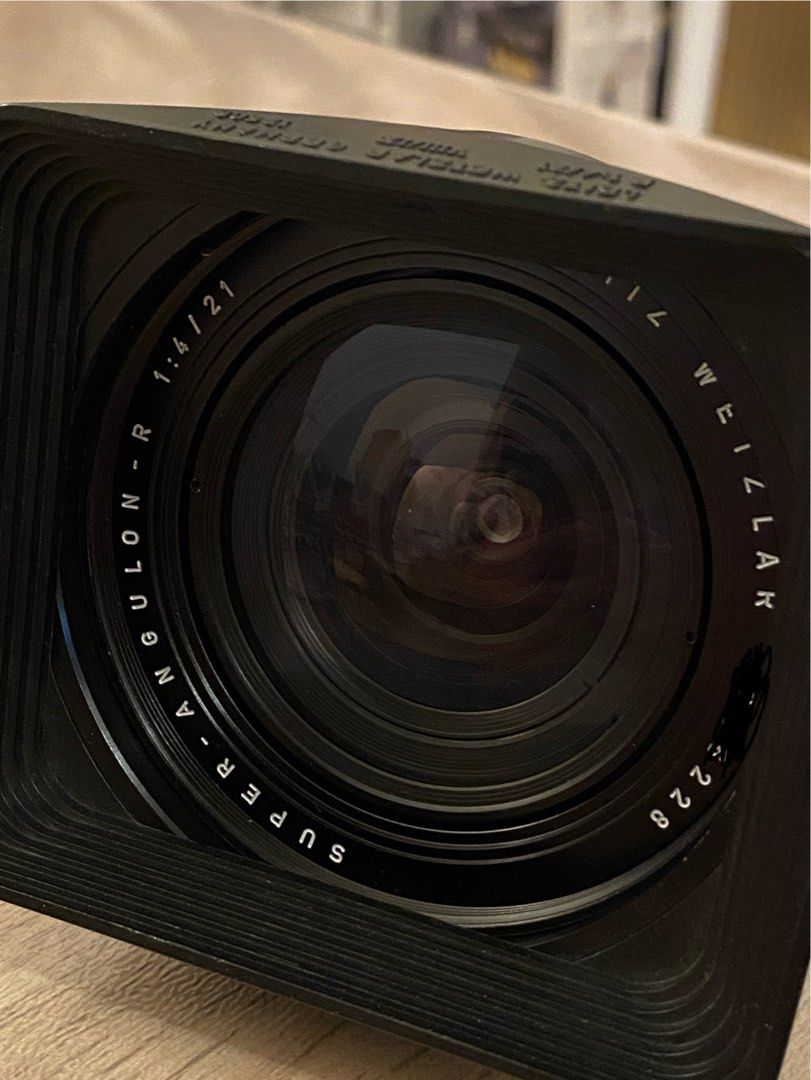 Leica Leitz Wetzlar Super-Angulon-R 1:4/21 21mm F4 鏡頭, 攝影器材