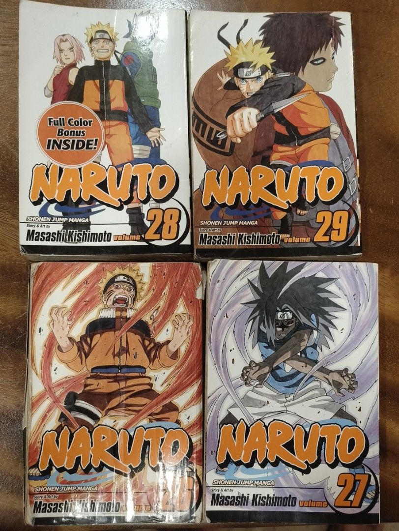 Naruto Manga Volumes 26,27, 28, 29, Hobbies & Toys, Books & Magazines ...