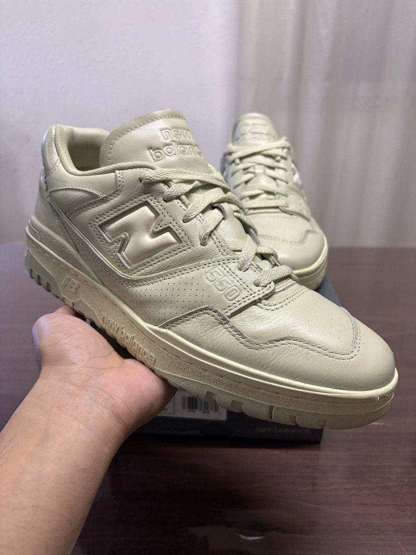 New Balance 550 Lichen Deep Green (Category: Sneakers) located in Manila. Submitted by superjustynzone (Listing ID 1411982699, Image 2). Description: New Balance 550 Lichen Deep Green - Used - Complete with box and papers - Size 9.5M Location: Cainta Rizal - Greenpark Village - Available for meetups & pickups.