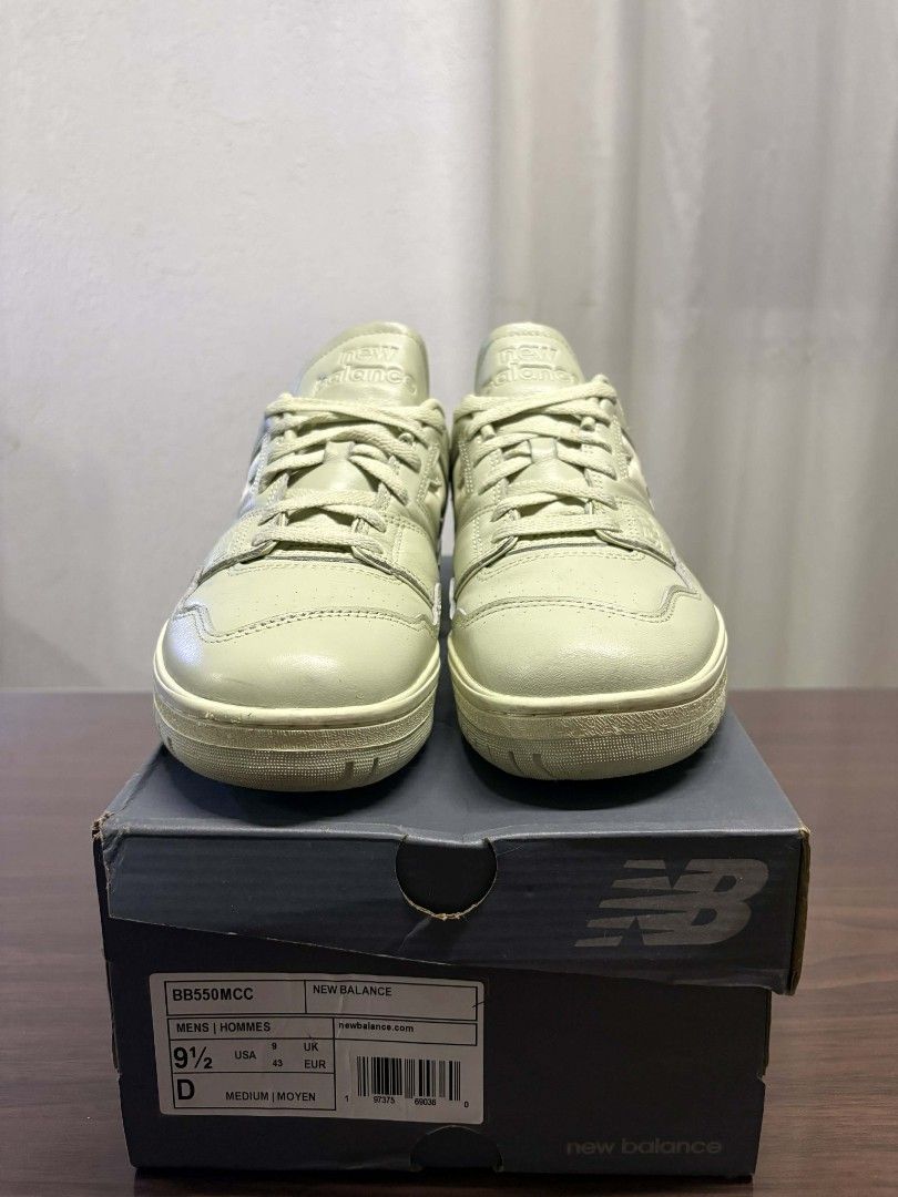 New Balance 550 Lichen Deep Green (Category: Sneakers) located in Manila. Submitted by superjustynzone (Listing ID 1411982699, Image 3). Description: New Balance 550 Lichen Deep Green - Used - Complete with box and papers - Size 9.5M Location: Cainta Rizal - Greenpark Village - Available for meetups & pickups.