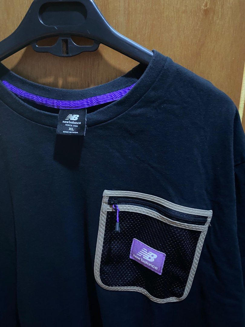 New Balance Pocket Tee (Category: Tshirts & Polo Shirts ) located in Pasig City. Submitted by dzeims (Listing ID 1412087732, Image 2). Description: - Excellent Condition - Color Rate: 9/10 - Size: XL on tag - Dimes: W24.5 x L30 - Issue: Cut wash tag 🏷️ 600+Sf 📍Pasig City .