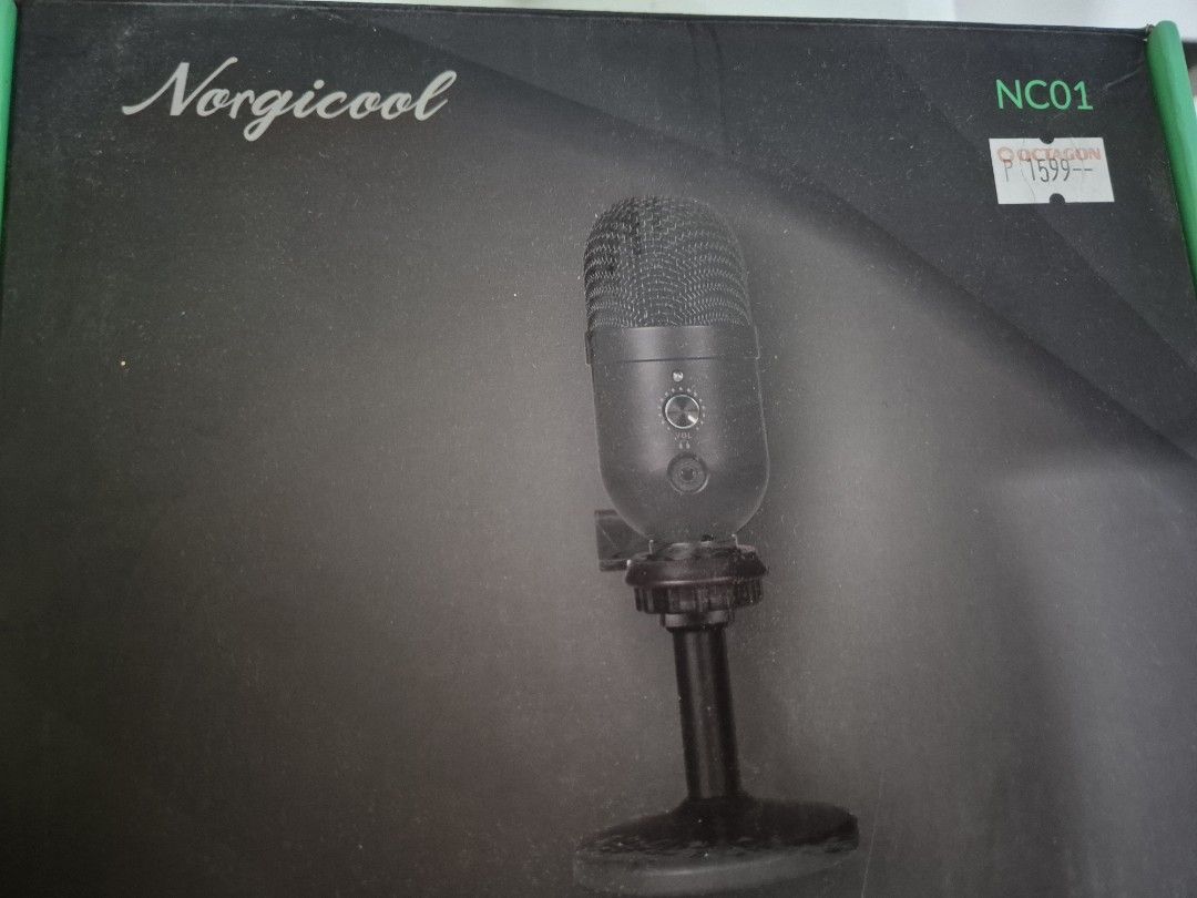 Norgicool Mini Siren Microphone NC01 (Category: Microphones) located in Cabuyao City. Submitted by AR700 (Listing ID 1412058687, Image 2). Description: Opened only to try intact box and plastic bought at Octagon: 1599 SF co buyer .