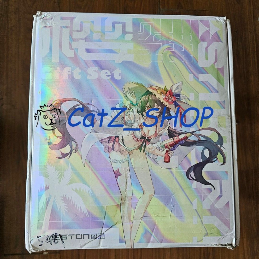 Official Yeston Sakura Sugar Merch Set (Category: Designer & Blind Box Toys) located in Manila. Submitted by cantzee_shop (Listing ID 1388286122, Image 1). Description: Yeston Sakura Sugar Gift Merch Comes with -Box (good-ish? condition) -Hot Wax Stamp Set -Acrylic Standees Pair Sakura Sugar & Sakura Atlantis (message for closer photos) -Coasters (Cute Pet, Sakura Sugar and Sakura Atlantis) -Sakura Atlantis Art/Story Book (CN Only).