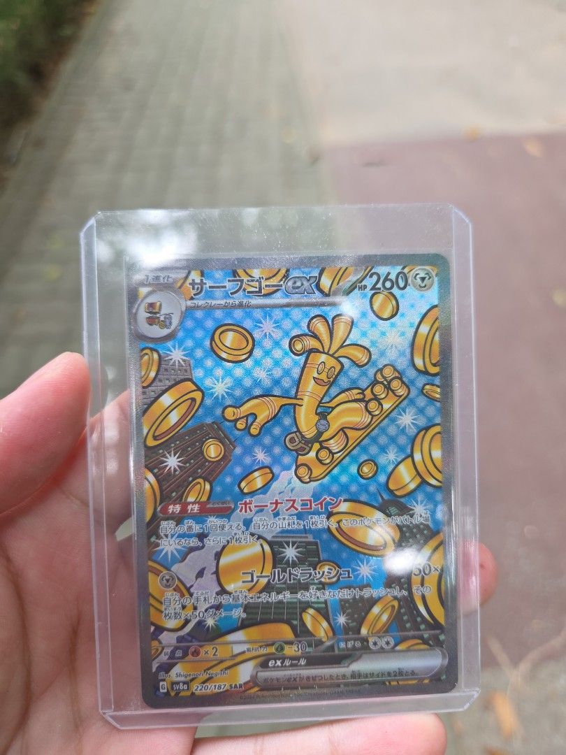 Pokemon Card - Goldengo Ex, Hobbies & Toys, Toys & Games on Carousell