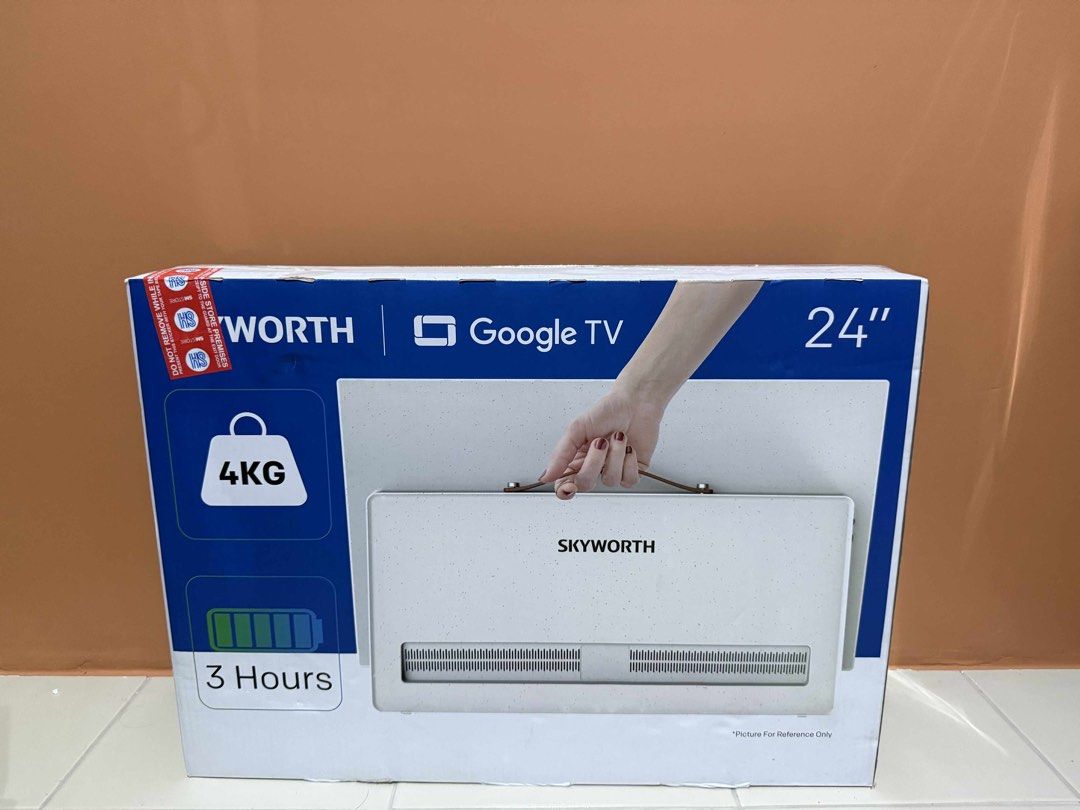 Portable TV Skyworth 24" Google (Category: TV) located in Cainta. Submitted by chickenmamidoodle (Listing ID 1412001895, Image 1). Description: Brandnew skyworth portable tv 12,500php Onhand Can do meet up Good for camping.