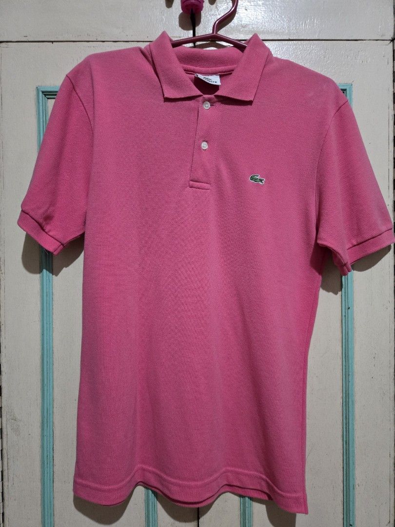 Preloved Lacoste polo shirt (Category: Shirts) located in Cainta. Submitted by nessft (Listing ID 1411986948, Image 1). Description: Original Preloved. see pix to appreciate black 1500 orange 1500 pink 1200.