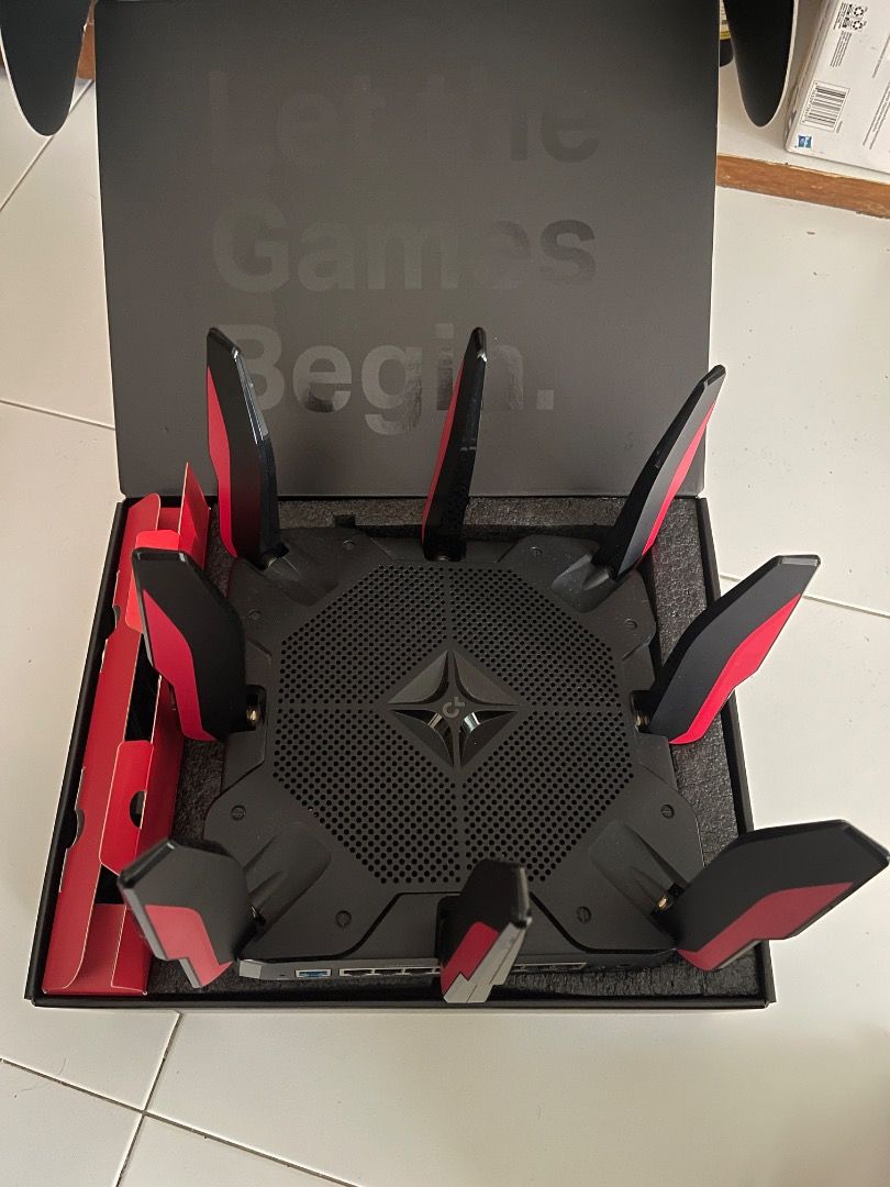 TP-Link Archer AX11000 Tri-Band Wi-Fi 6 Gaming Router, Computers & Tech ...