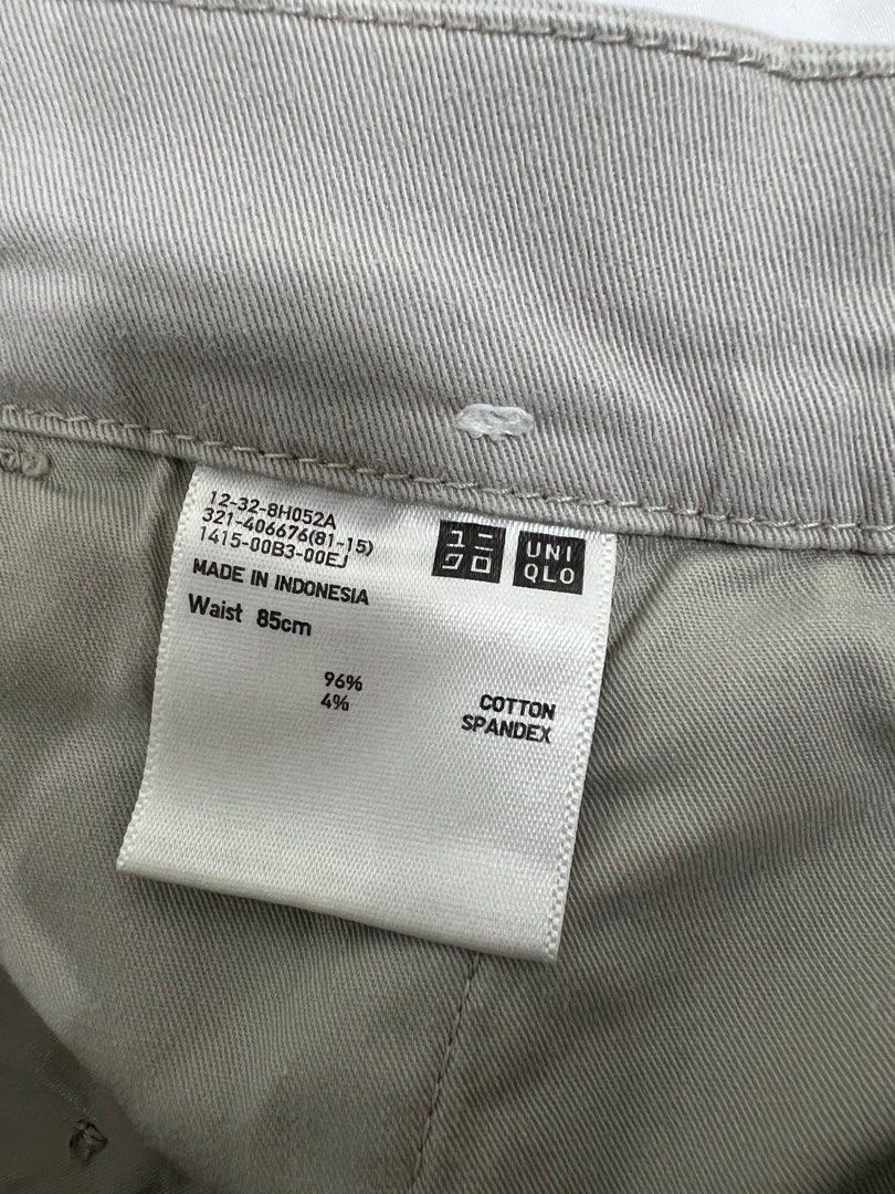 Uniqlo Pants - Waist 85cm (Category: Trousers) located in Quezon City. Submitted by biancaaaax (Listing ID 1412051042, Image 2). Description: Shipping c/o buyer.