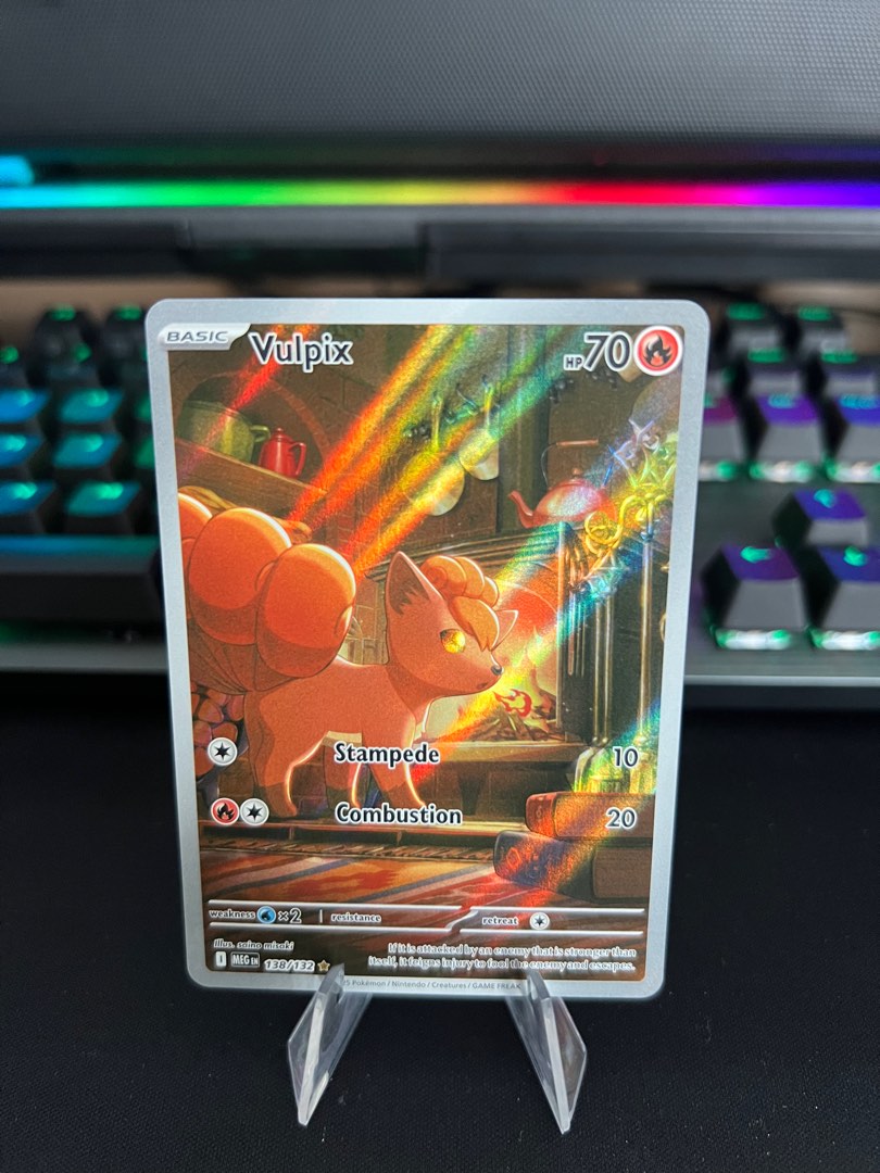 Vulpix IR Mega Evo Pokemon Card Tcg, Hobbies & Toys, Toys & Games on ...