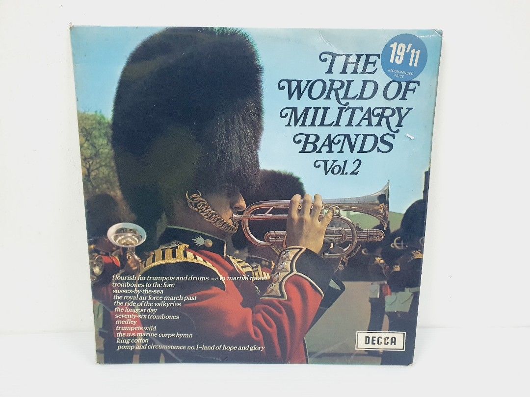 1970 THE WORLD OF MILITARY BANDS VOL. 2 VINYL LP RECORD VINTAGE ENGLAND ...