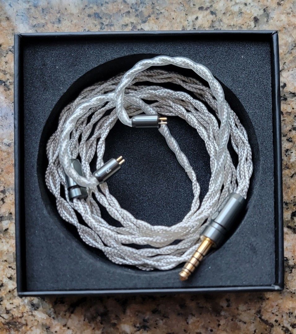 64 Audio 4.4mm Shielded Silver-Core Cable, 音響器材, 耳機- Carousell